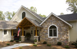 Cottage style Timber Frame Lake House